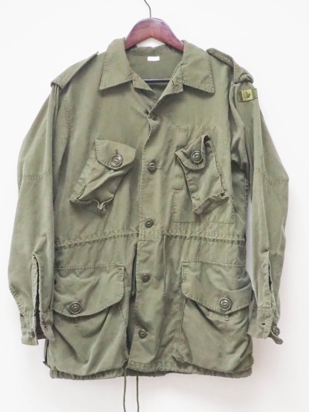 90s Olive Green Lightweight Military Jacket - Green Army Coat - Oversized Grunge